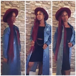 Long Trench Denim Jacket. Brand New. Must have!